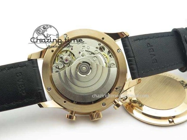 MIROTIME 0301 Portuguese Chrono RG IW371415 ZF 1:1 Best Edition Black Dial On Black Leather Strap A79350 (Slim Movement) FashionForward 7264